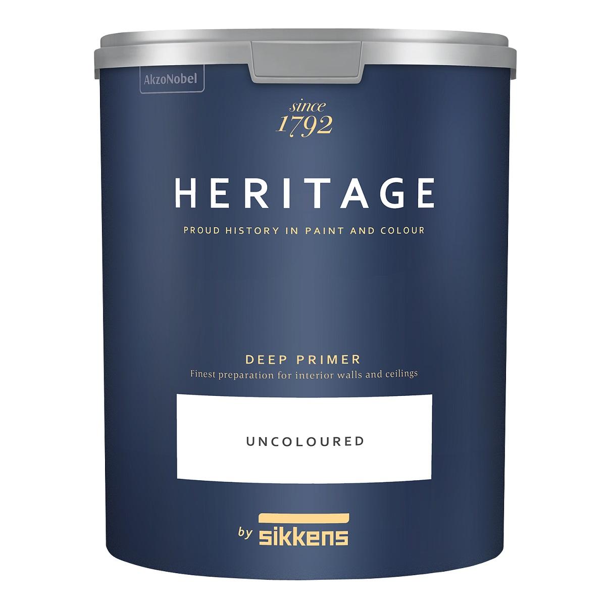 Стабилизирующий грунт для покраски стен и потолков Sikkens Heritage Deep primer 2,5л