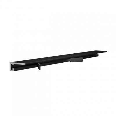 Микроплинтус алюминиевый Laconistiq Micro 11 Mini Черный RAL 9005 11-21-200 матовый