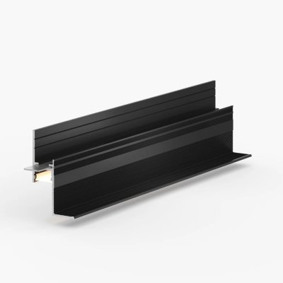 Профиль алюминиевый теневой с подсветкой Laconistiq Multilevel Черный муар RAL 9005 27-31-300