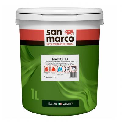 Микронизированный укрепляющий грунт San Marco Nanofis 1л