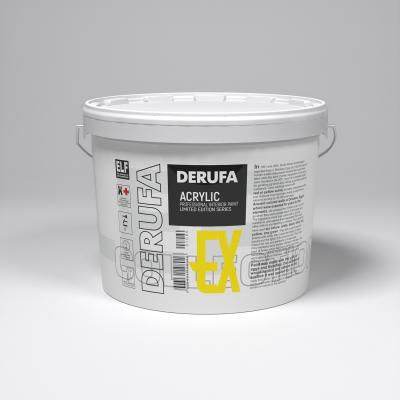 Краска для внутренних работ белая матовая Derufa Expo 0,9 л
