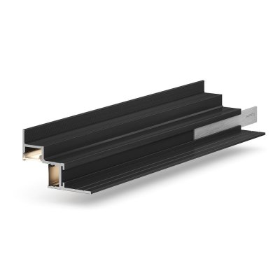 Профиль алюминиевый теневой с подсветкой Laconistiq Multilevel Dual Черный 30-11-300