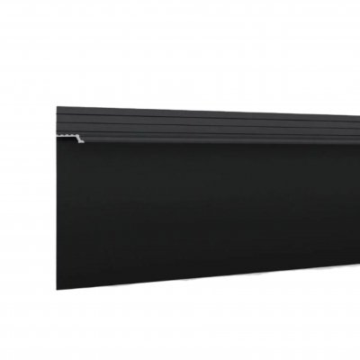 Плинтус алюминиевый скрытый с подсветкой Laconistiq Regular Черный муар RAL 9005 41-31-300