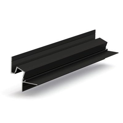 Профиль алюминиевый теневой с подсветкой Laconistiq Gips Черный муар RAL 9005 51-31-300