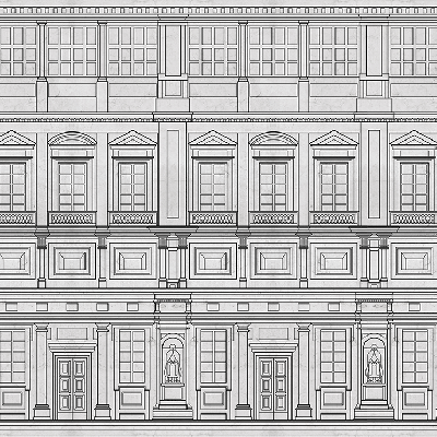 Обои Skinwall Suite Collection 723-UFFIZI-PALACE-B