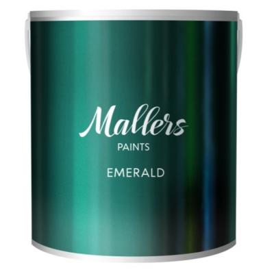 Глубокоматовая интерьерная краска Mallers Emerald 0,9л
