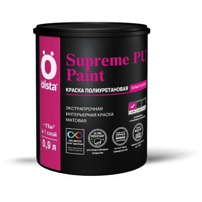 Краска полиуретановая Olsta Supreme PU Paint 0,9л