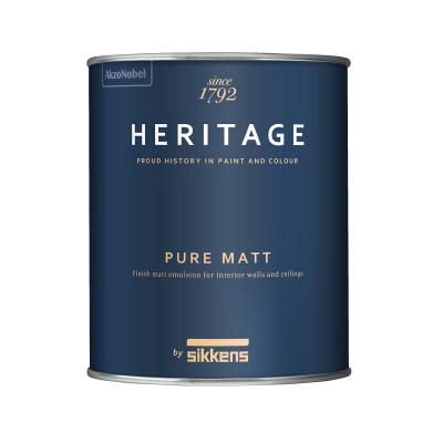 Краска матовая для стен и потолков Sikkens Heritage Pure Matt 1л