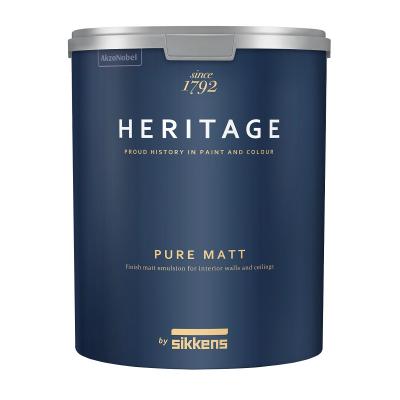 Краска матовая для стен и потолков Sikkens Heritage Pure Matt 4,5л