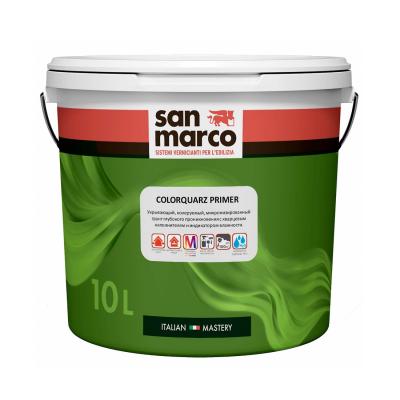 Грунт глубокого проникновения с кварцевым наполнителем San Marco ColorQuarz Primer 10л