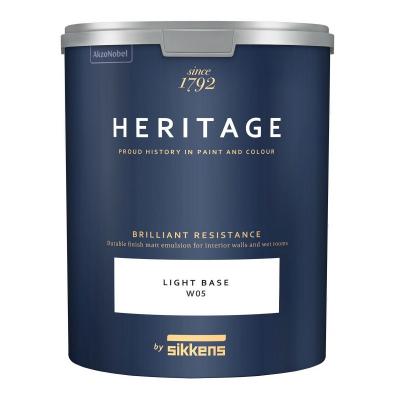 Краска матовая для стен и потолков Sikkens Heritage Brilliant Resistance 4,5л