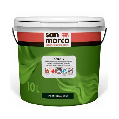 Микронизированный укрепляющий грунт San Marco Nanofis 10л