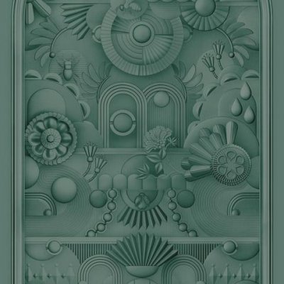 Обои Arte Mooi Green House MO5057