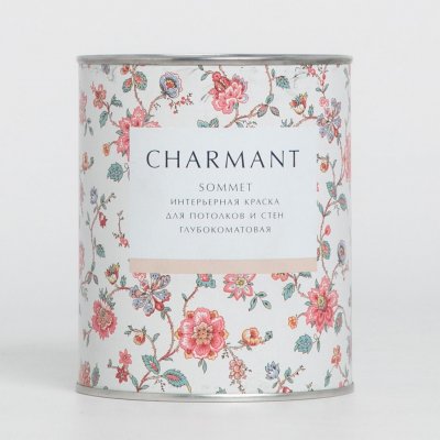 Глубокоматовая краска для интерьеров Charmant Sommet 0,9л