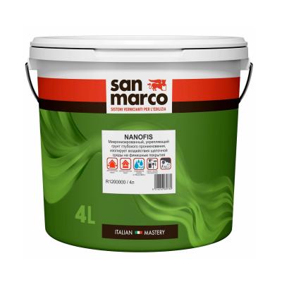 Микронизированный укрепляющий грунт San Marco Nanofis 4л